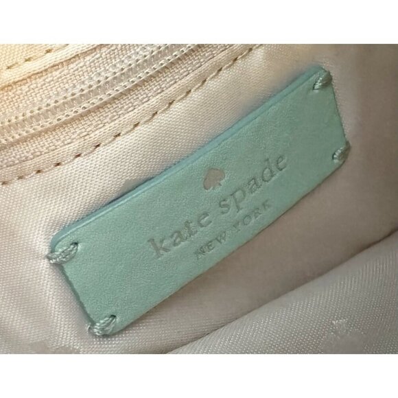 KATE SPADE Jae Degrade Mint Green Ombre Flat Crossbody Bag Purse - Picture 4 of 6